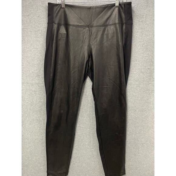 Athleta Delancey Black Shine Tight Size XL - Picture 2 of 7